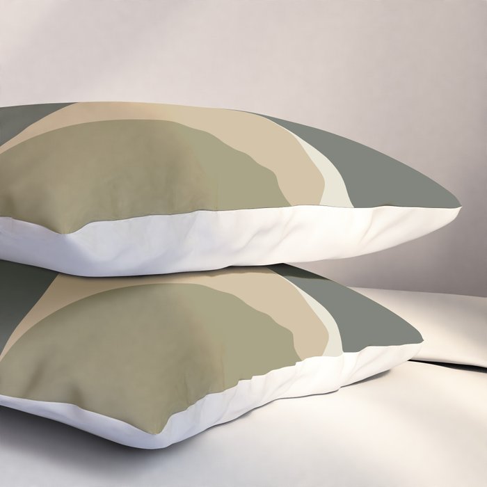 Abstract Scandinavian Art 342 Mid Century Modern Pillow Sham Gallery Image 3