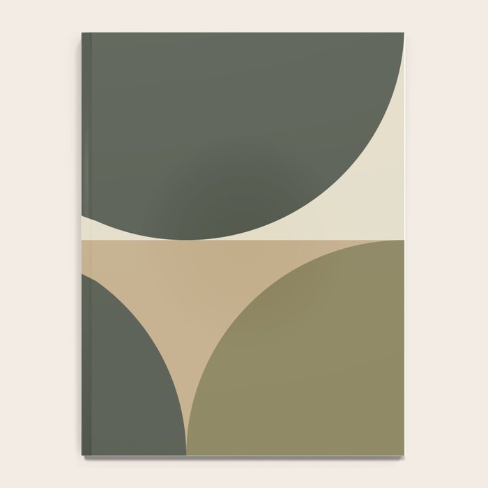 Abstract Scandinavian Art 342 Mid Century Modern Notebook Gallery Image 4