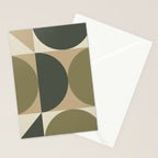 Abstract Scandinavian Art 342 Mid Century Modern Stationery Card Gallery Image 2