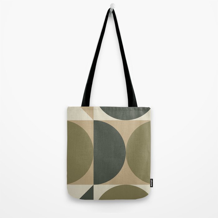 Abstract Scandinavian Art 342 Mid Century Modern Tote Bag Gallery Image 2
