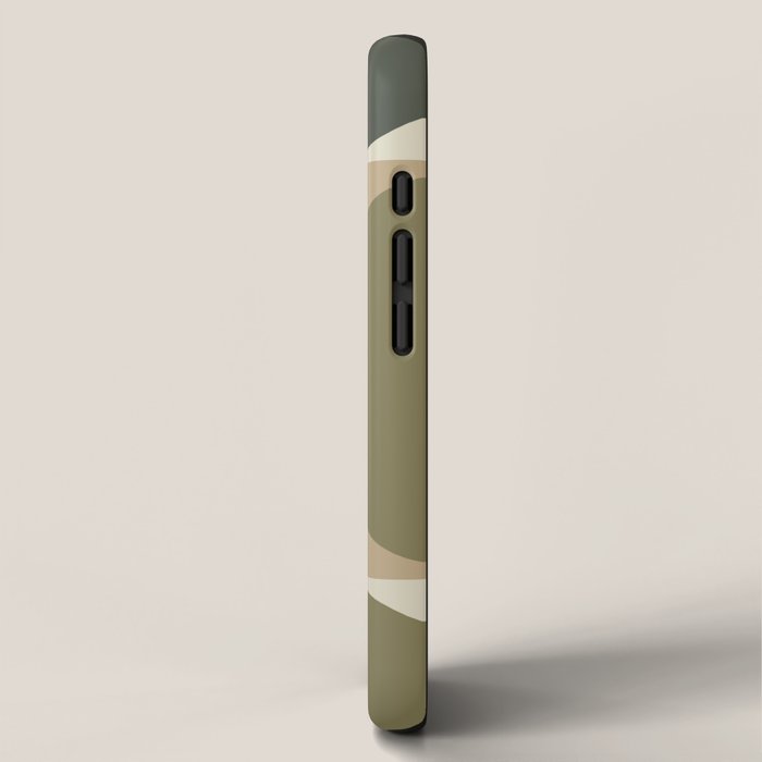 Abstract Scandinavian Art 342 Mid Century Modern iPhone Case Gallery Image 2