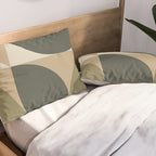 Abstract Scandinavian Art 342 Mid Century Modern Pillow Sham Gallery Image 2