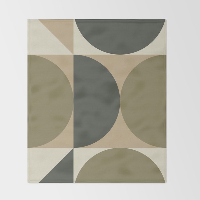 Abstract Scandinavian Art 342 Mid Century Modern Throw Blanket Gallery Image 2