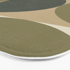 Abstract Scandinavian Art 342 Mid Century Modern Bath Mat Gallery Image 3