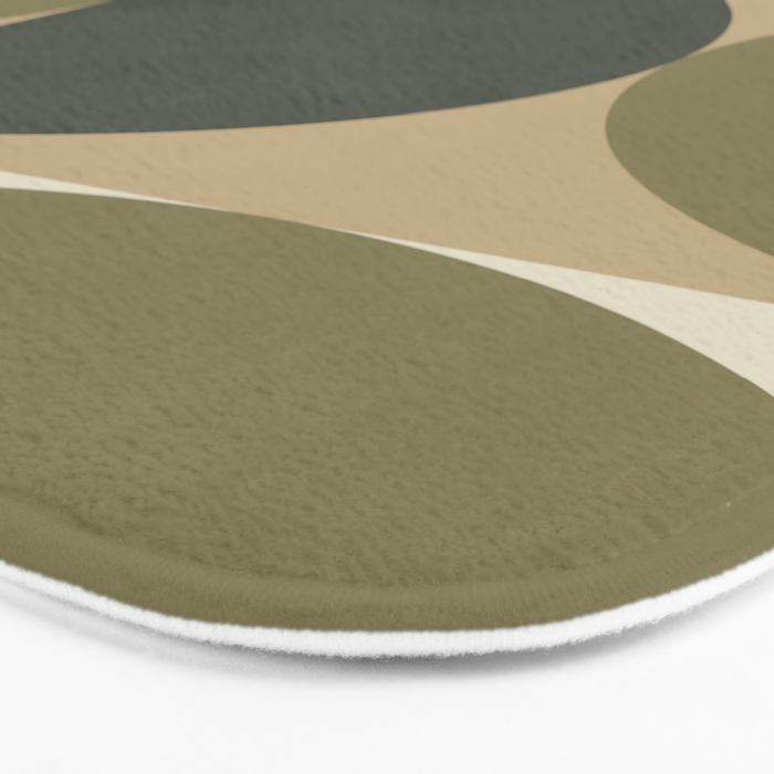 Abstract Scandinavian Art 342 Mid Century Modern Bath Mat Gallery Image 3