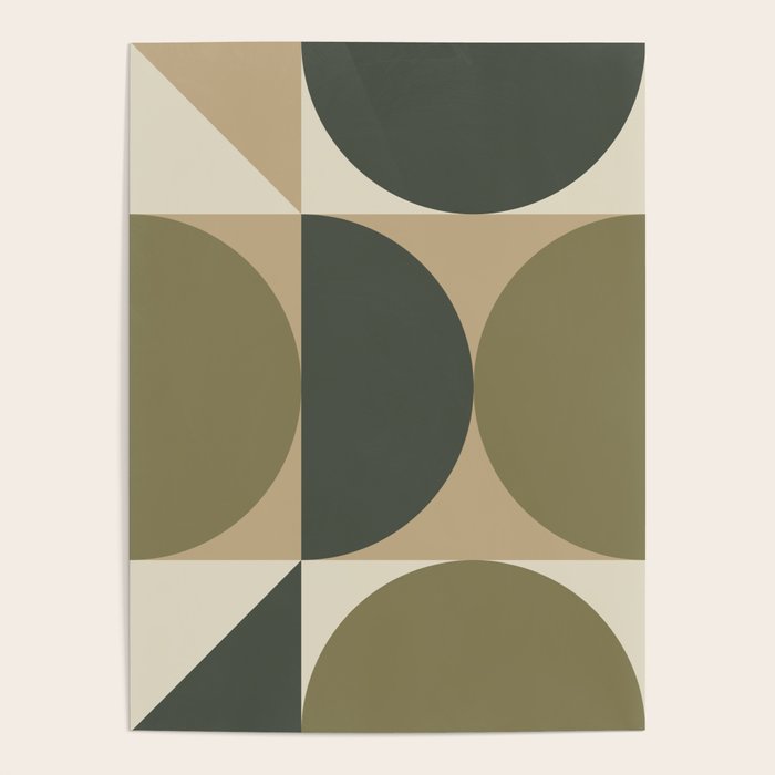 Abstract Scandinavian Art 342 Mid Century Modern Poster Gallery Image 4