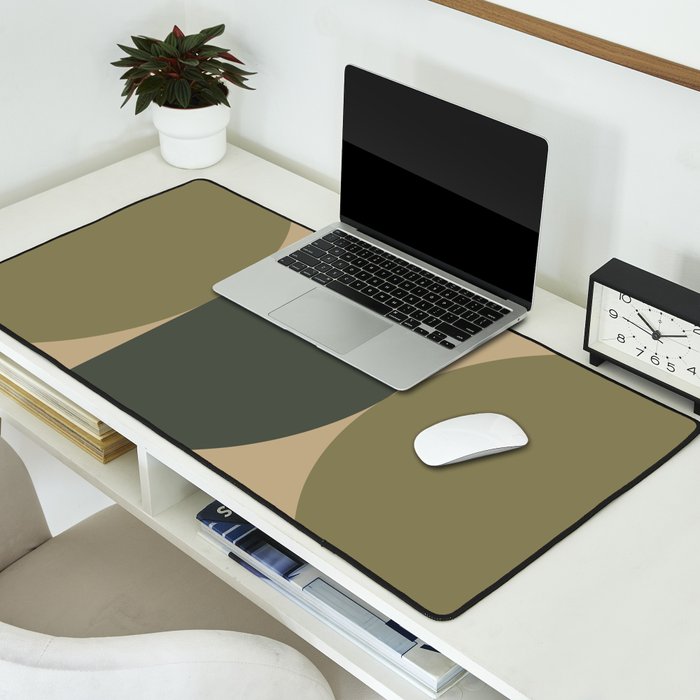 Abstract Scandinavian Art 342 Mid Century Modern Desk Mat Gallery Image 2