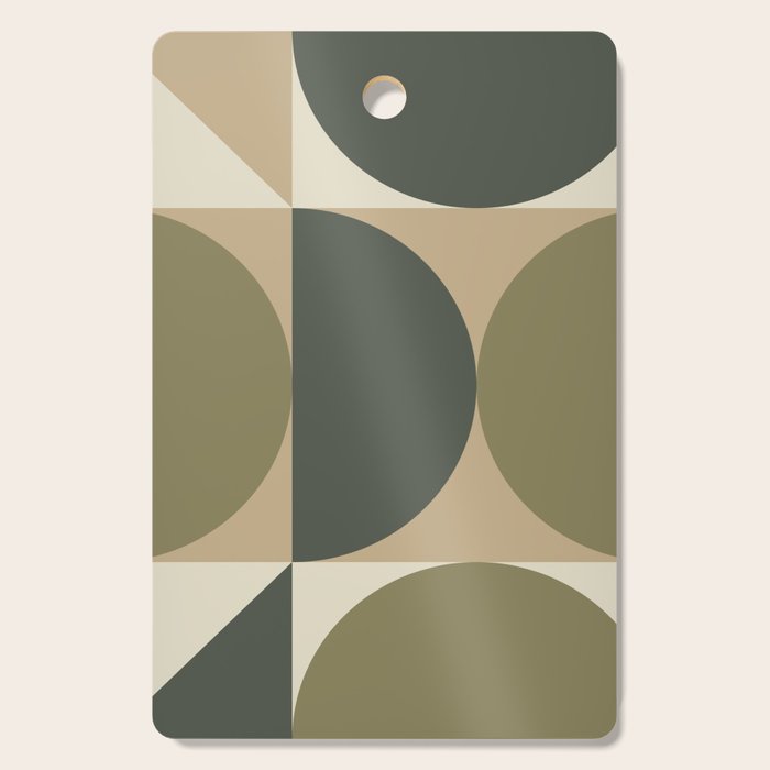 Abstract Scandinavian Art 342 Mid Century Modern Cutting Board Gallery Image 1