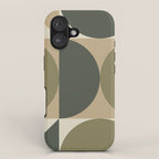 Abstract Scandinavian Art 342 Mid Century Modern iPhone Case Gallery Image 1