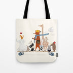 the long board Tote Bag Gallery Image 1