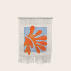 Red Coral Leaf: Matisse Paper Cutouts II Wall Hanging Gallery Image 1