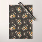 Year of the Snake - Black Wrapping Paper Gallery Image 1
