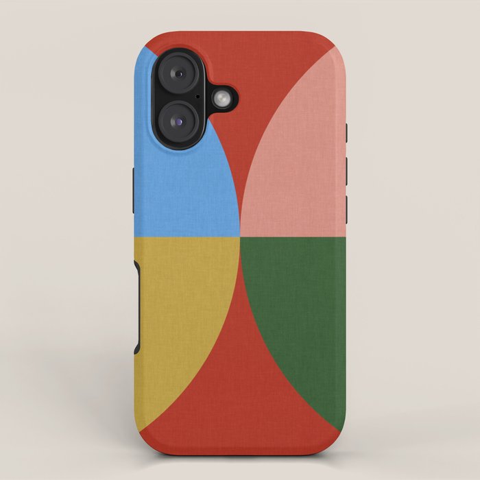 abstract retro vivid fall 3 iPhone Case Gallery Image 1