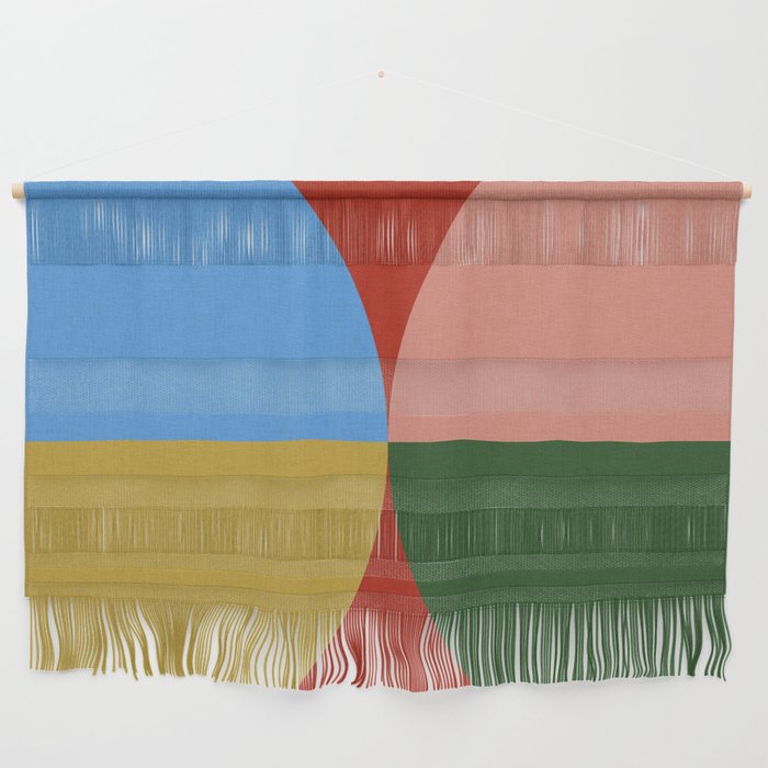 abstract retro vivid fall 3 Wall Hanging Gallery Image 1
