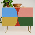 abstract retro vivid fall 3 Credenza Gallery Image 1