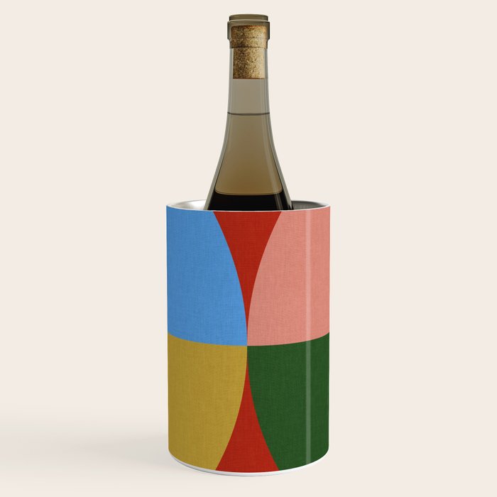 abstract retro vivid fall 3 Wine Chiller Gallery Image 1