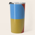 abstract retro vivid fall 3 Travel Mug Gallery Image 3