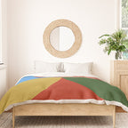 abstract retro vivid fall 3 Duvet Cover Gallery Image 3