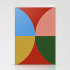abstract retro vivid fall 3 Stationery Card Gallery Image 2