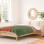 abstract retro vivid fall 3 Duvet Cover Gallery Image 2