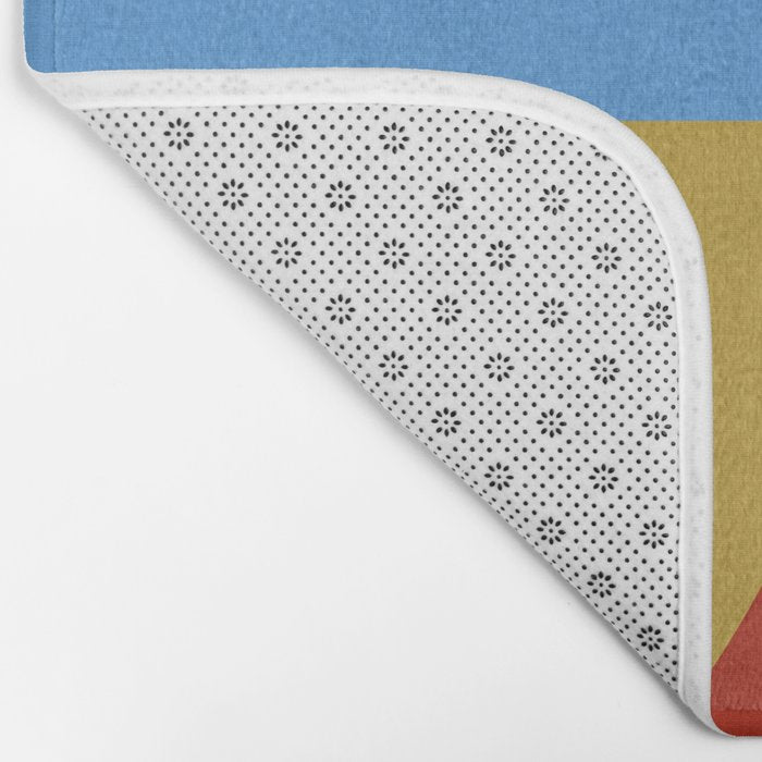 abstract retro vivid fall 3 Bath Mat Gallery Image 2