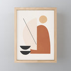 Abstract Minimal Shapes Mini Art Print Gallery Image 1