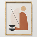 Abstract Minimal Shapes Serving Tray Gallery Image 1