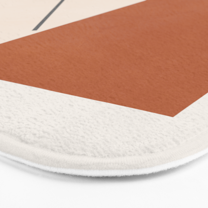 Abstract Minimal Shapes Bath Mat Gallery Image 3