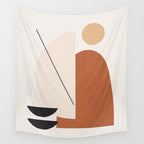 Abstract Minimal Shapes Wall Tapestry Gallery Image 4