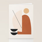 Abstract Minimal Shapes Stationery Card Gallery Image 2