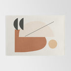 Abstract Minimal Shapes Rug Gallery Image 2