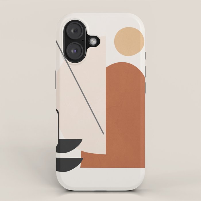 Abstract Minimal Shapes iPhone Case Gallery Image 1