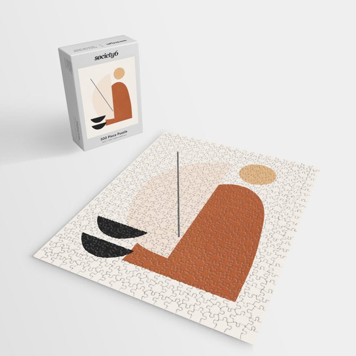 Abstract Minimal Shapes Jigsaw Puzzle Gallery Image 2