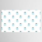 Retro coffee cup cartoon pattern Tablecloth Gallery Image 2