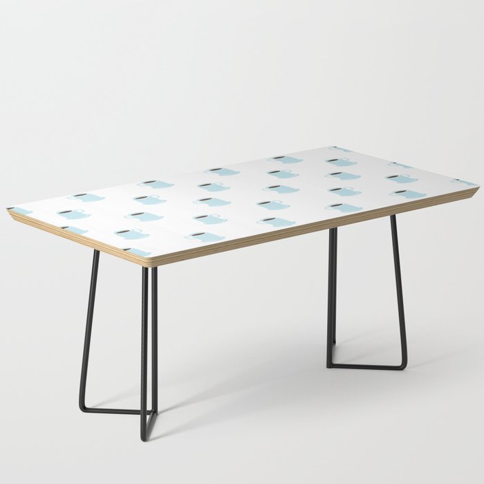 Retro coffee cup cartoon pattern Coffee Table Gallery Image 1