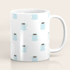Retro coffee cup cartoon pattern Coffee Mug Gallery Image 1