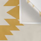 Southwestern Minimalism - Golden Yellow Neutral Beige Wall Tapestry Gallery Image 3