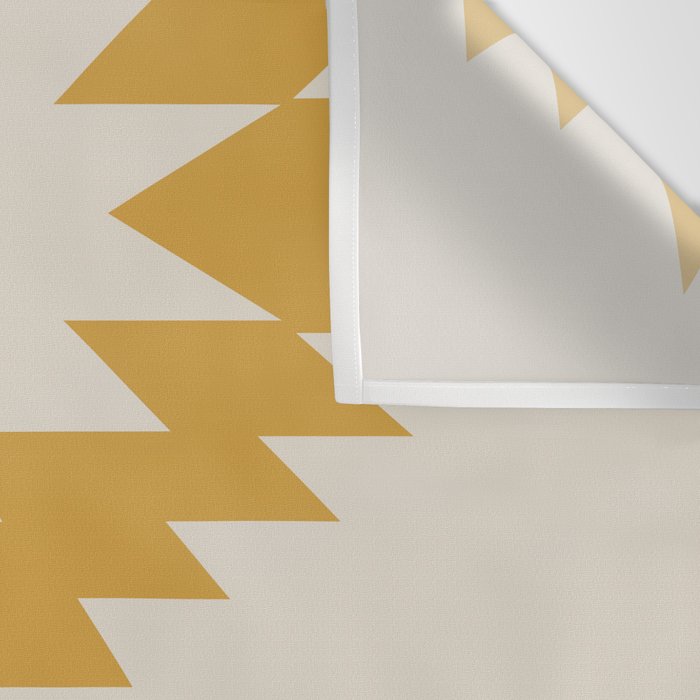 Southwestern Minimalism - Golden Yellow Neutral Beige Wall Tapestry Gallery Image 3