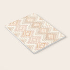 Southern Western Boho Geo  Americana Rug  ivory soft pink Notebook Gallery Image 3