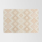 Southern Western Boho Geo  Americana Rug  ivory soft pink Rug Gallery Image 2