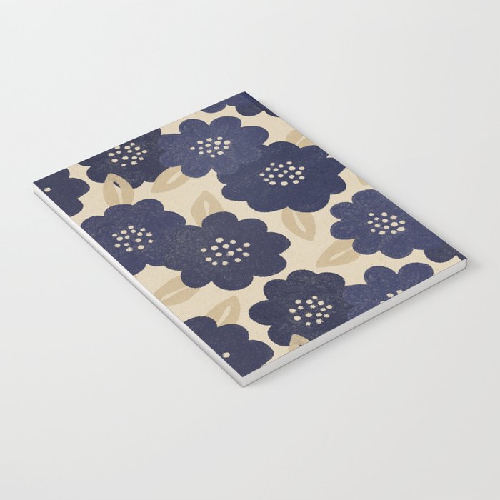 Blue Flower Pattern Notebook Gallery Image 3