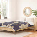 Blue Flower Pattern Duvet Cover Gallery Image 2