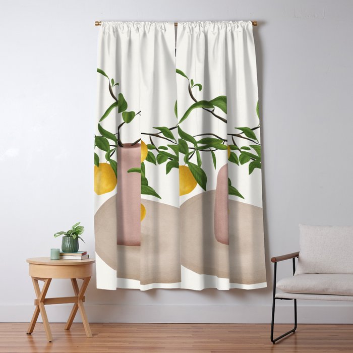 Lemon Branches Window Curtain Gallery Image 5