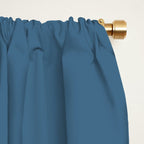 Minimal Arch XXXIV Nautical Blue Modern Geometric Lines Window Curtain Gallery Image 2