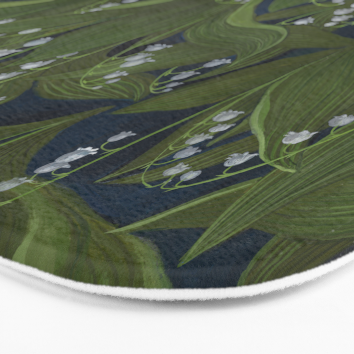 Lily of the Valley Field Bath Mat Gallery Image 3