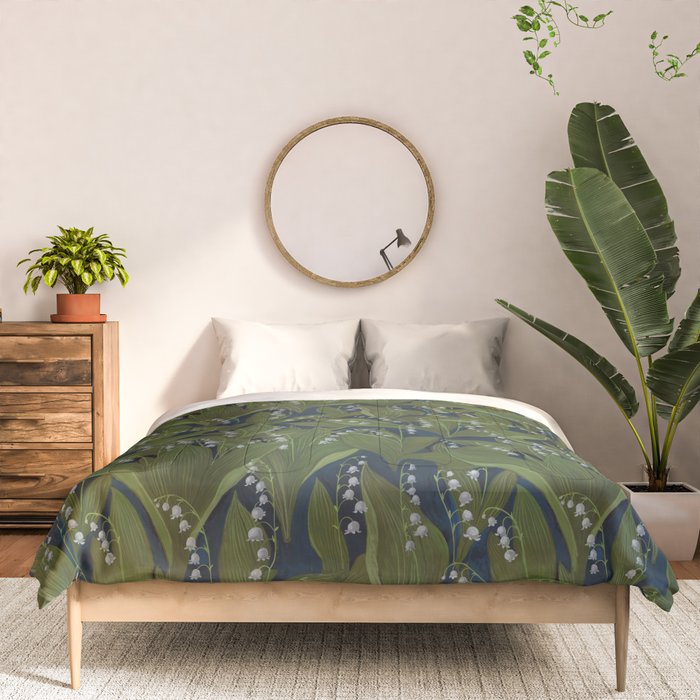 Lily of the Valley Field Comforter Gallery Image 3