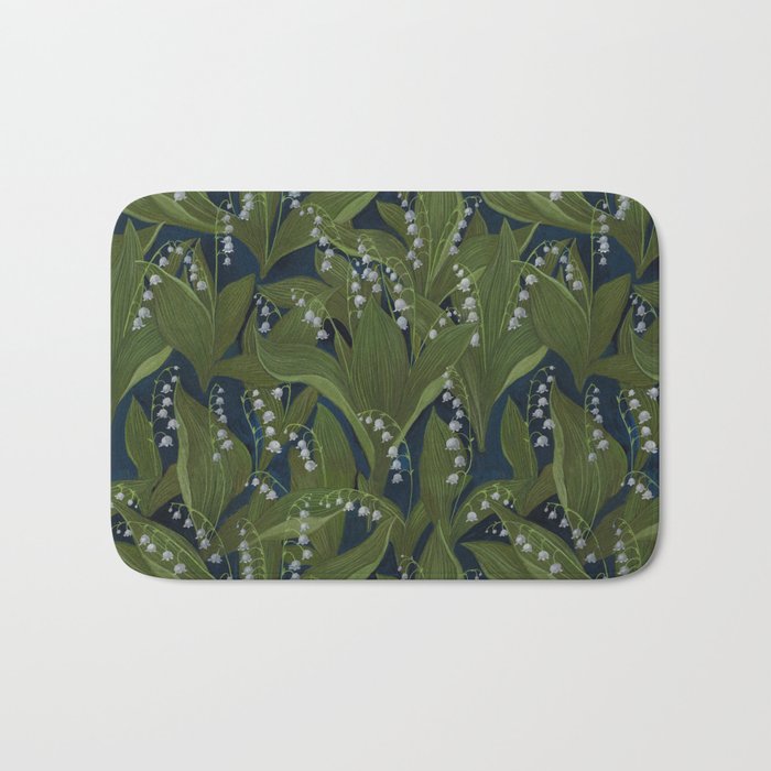 Lily of the Valley Field Bath Mat Gallery Image 1