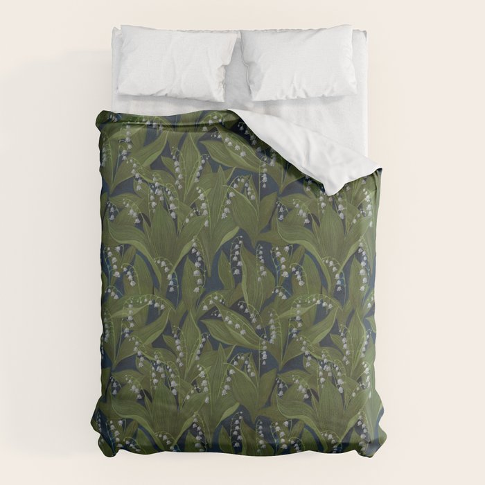 Lily of the Valley Field Duvet Cover Gallery Image 1