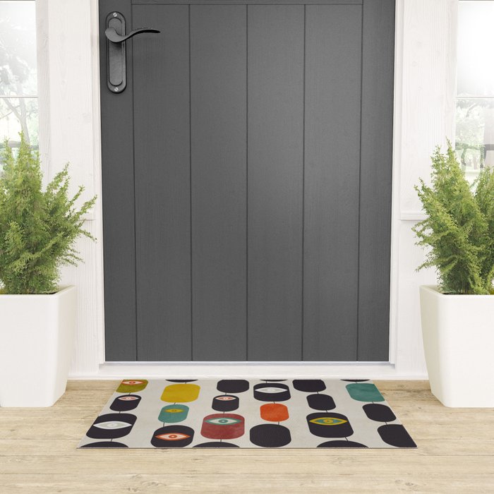 geometry mid mod eyes Welcome Mat Gallery Image 3