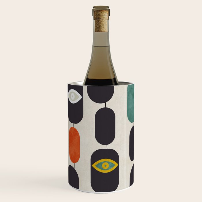 geometry mid mod eyes Wine Chiller Gallery Image 3